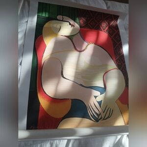 THE DREAM canvas Print PICASSO Colorful Abstract Art Print 18X14